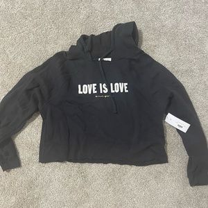 Spiritual Gangster cropped hoodie